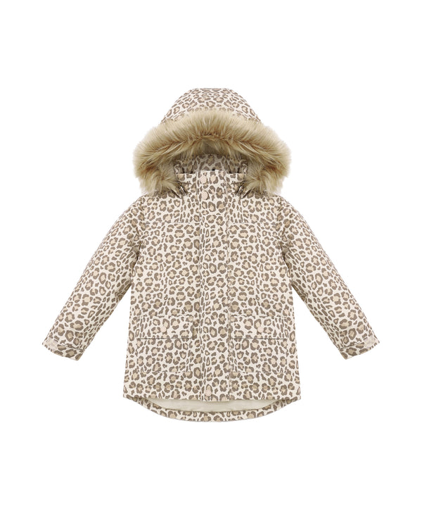 PARKA SKI JACKET || LEOPARD