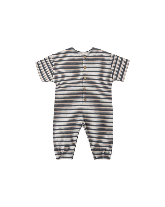 HAYES JUMPSUIT || BLUE STRIPE