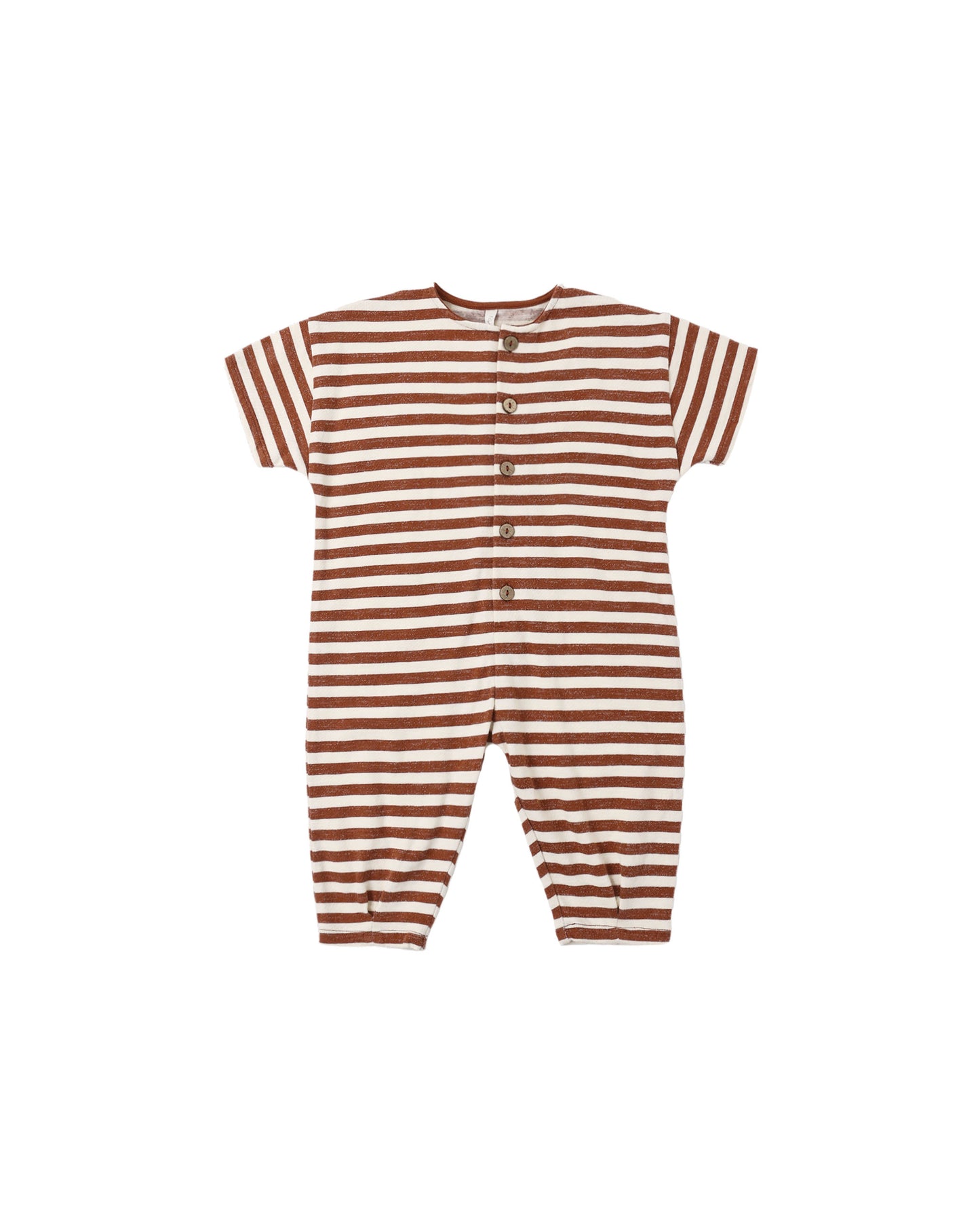 HAYES JUMPSUIT || BRICK STRIPE