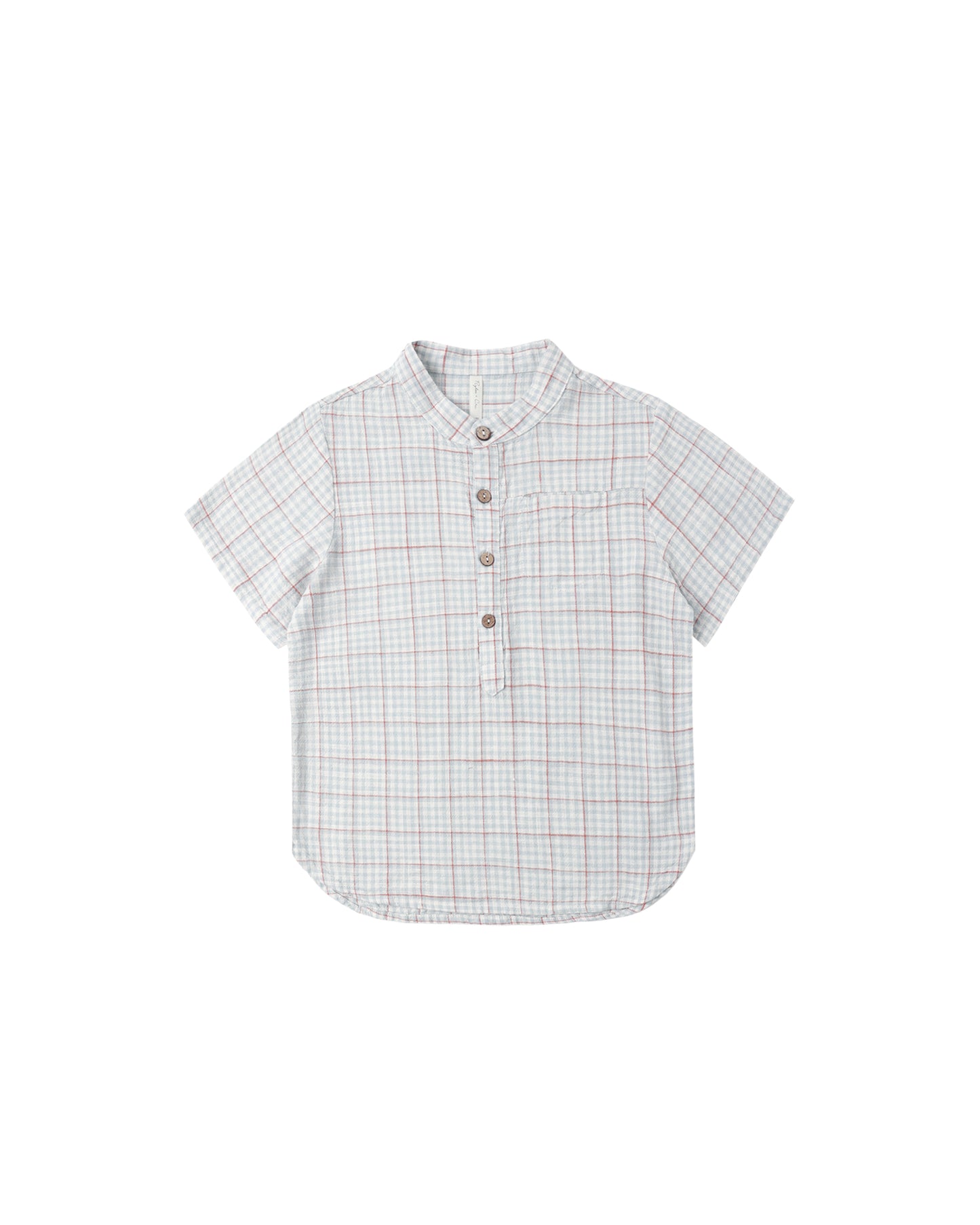 MASON SHIRT || LIGHT BLUE PLAID