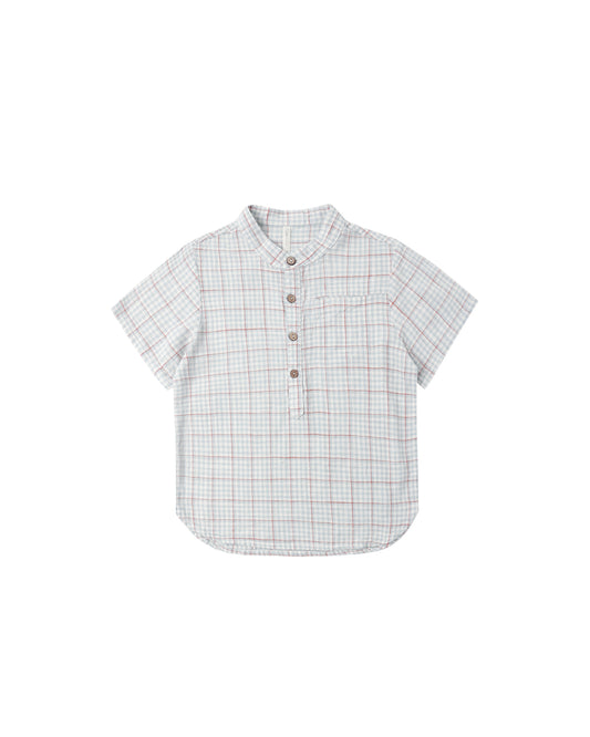 MASON SHIRT || LIGHT BLUE PLAID