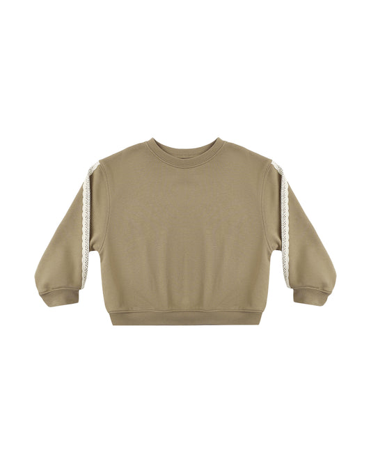 OVERSIZED SWEATSHIRT || OLIVE