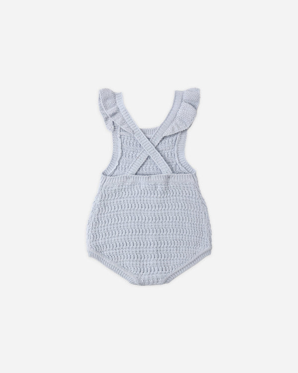 CROCHET ROMPER || PERIWINKLE