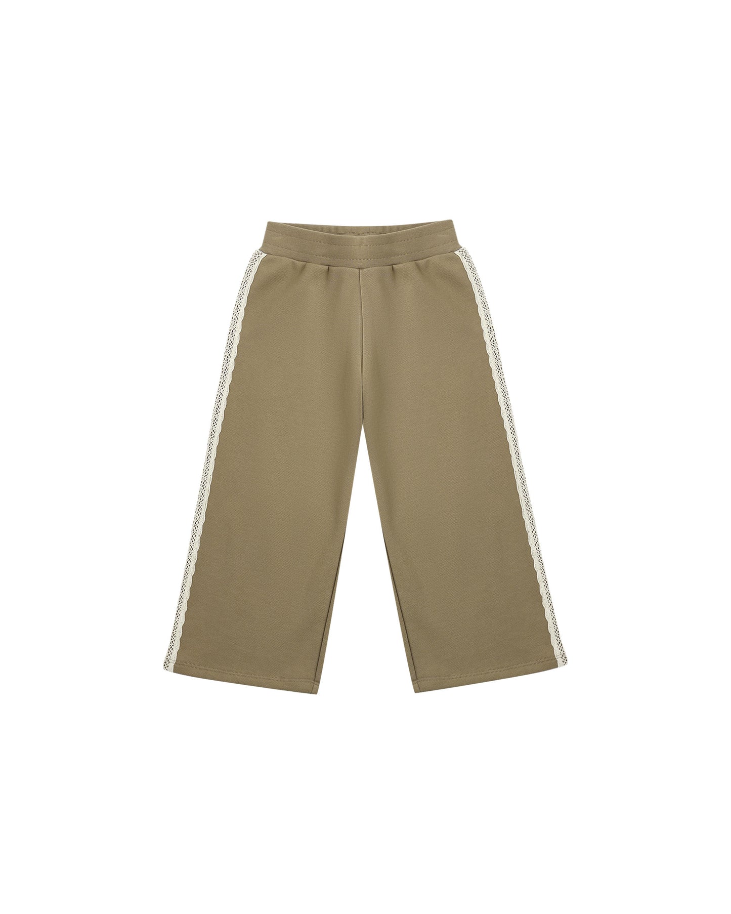 WIDE LEG SWEATPANT || OLIVE