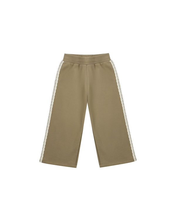WIDE LEG SWEATPANT || OLIVE
