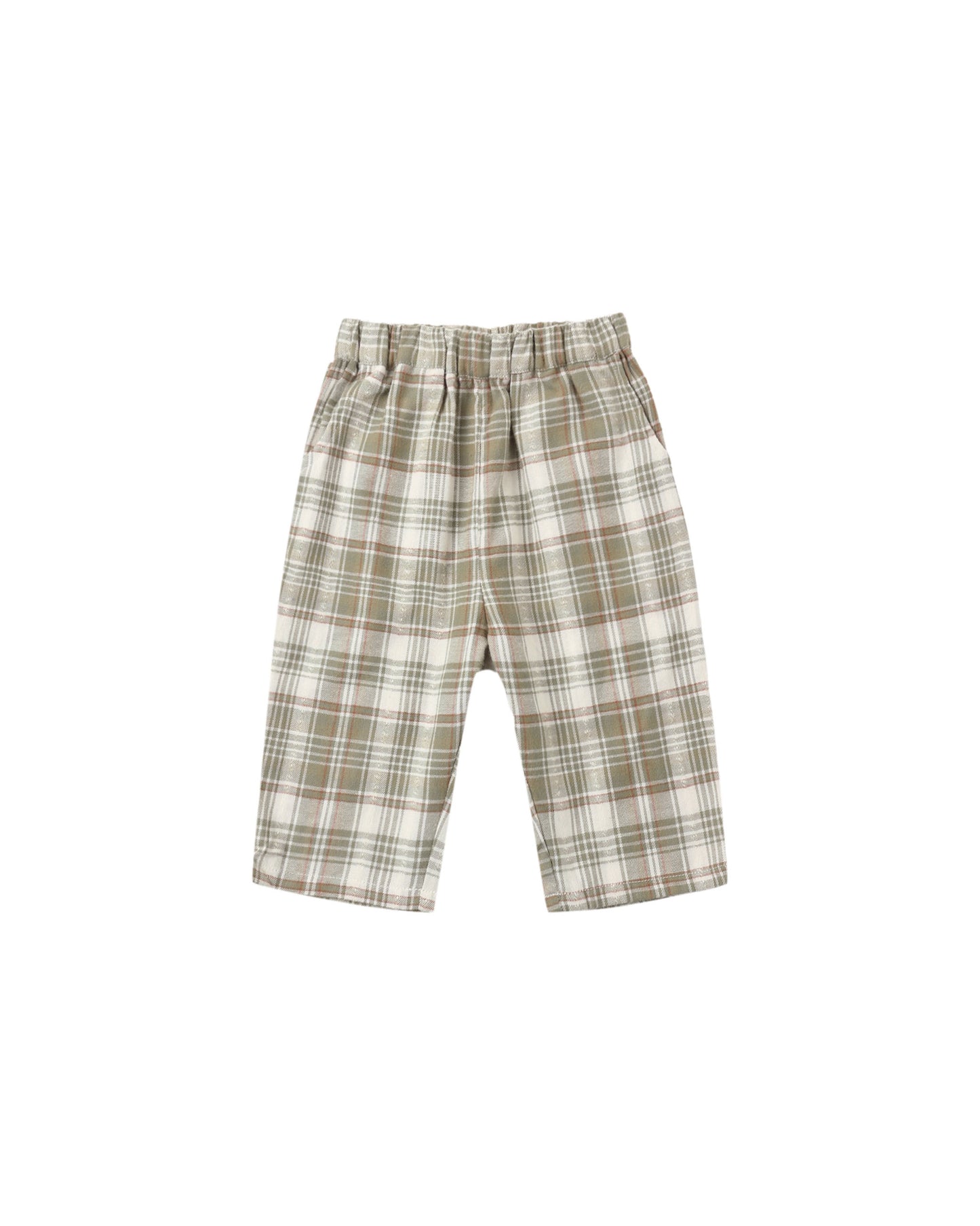 PALMER PANT || OLIVE DOBBY PLAID