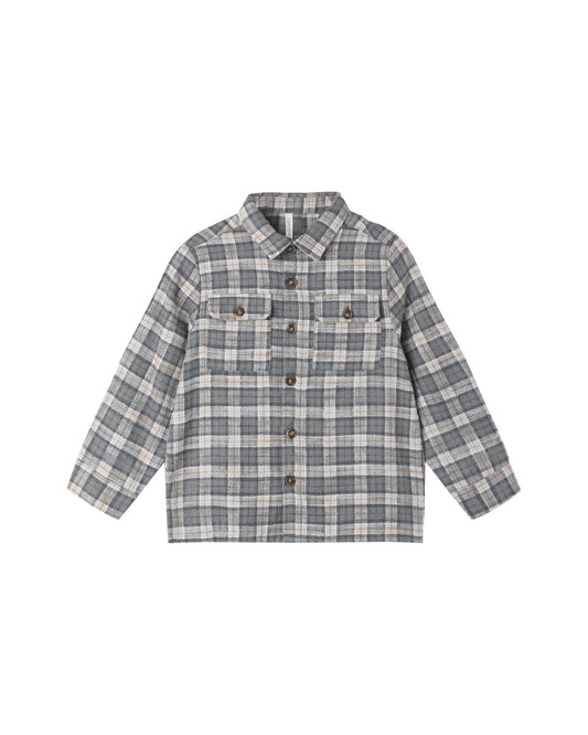 POCKETED FLANNEL SHIRT || WINTER PLAID
