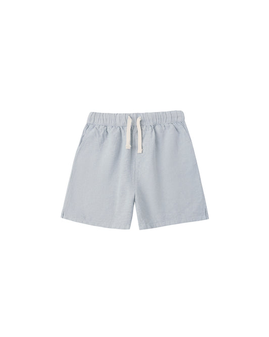 PERRY SHORT || HEATHERED LIGHT BLUE