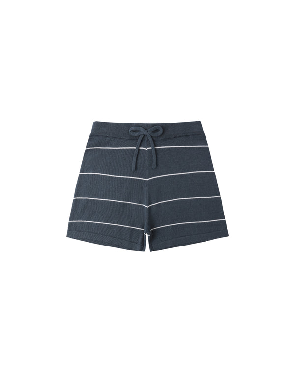 CHANDLER KNIT SHORT || NAVY STRIPE
