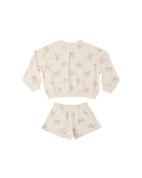SUMMER TERRY SET || SAILOR BOWS