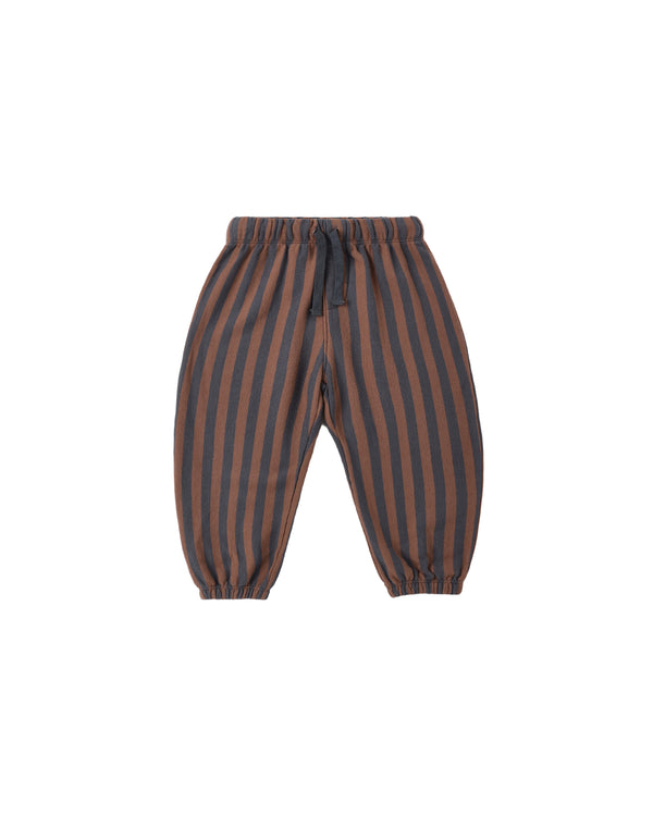 RELAXED JOGGER || MULBERRY STRIPE
