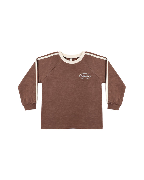 RELAXED LONG SLEEVE TEE || EXPLORE