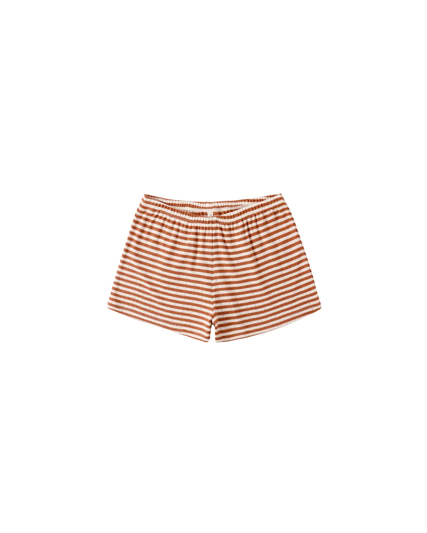 POINTELLE SHORTS || POPPY STRIPE