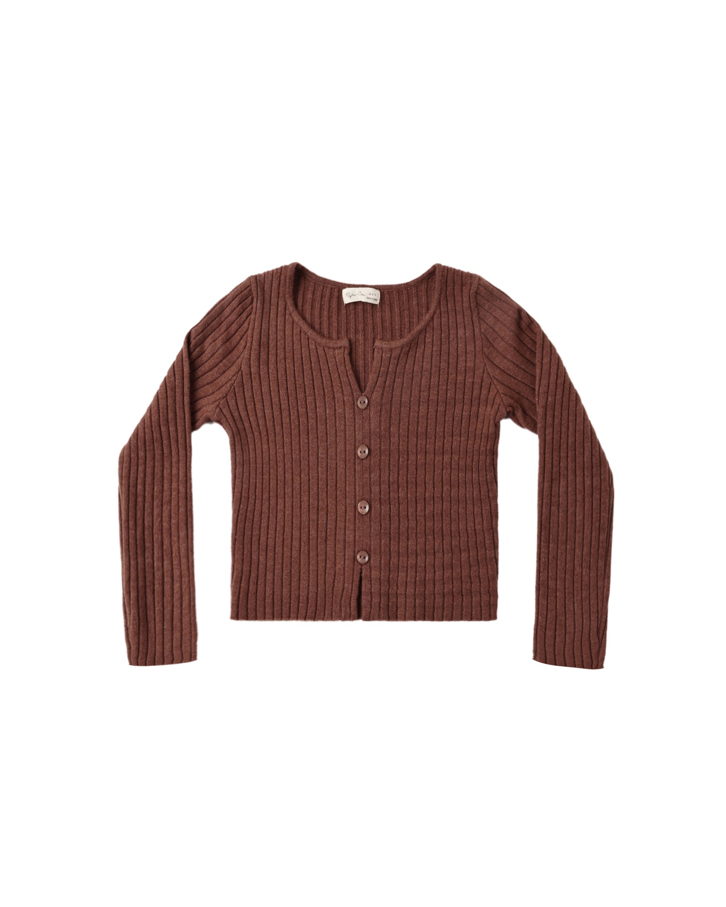LONG SLEEVE KNIT TEE || MULBERRY