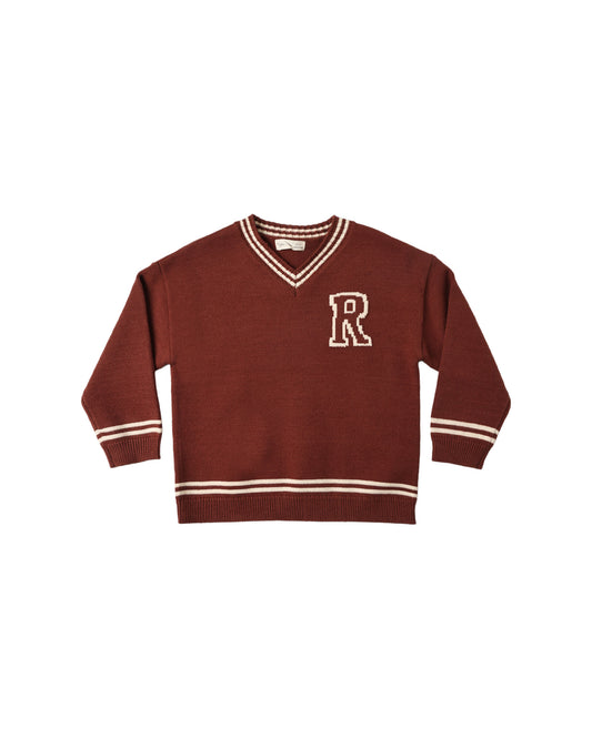 REDWOOD SWEATER || BRICK