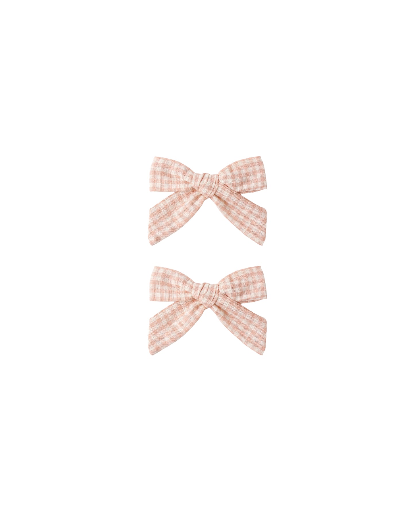 SET OF BOWS || PETAL GINGHAM
