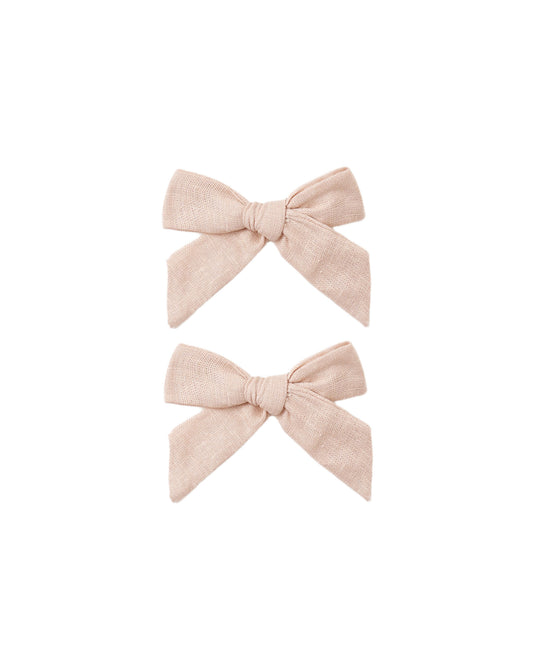 BOWS SET OF 2 || BLUSH