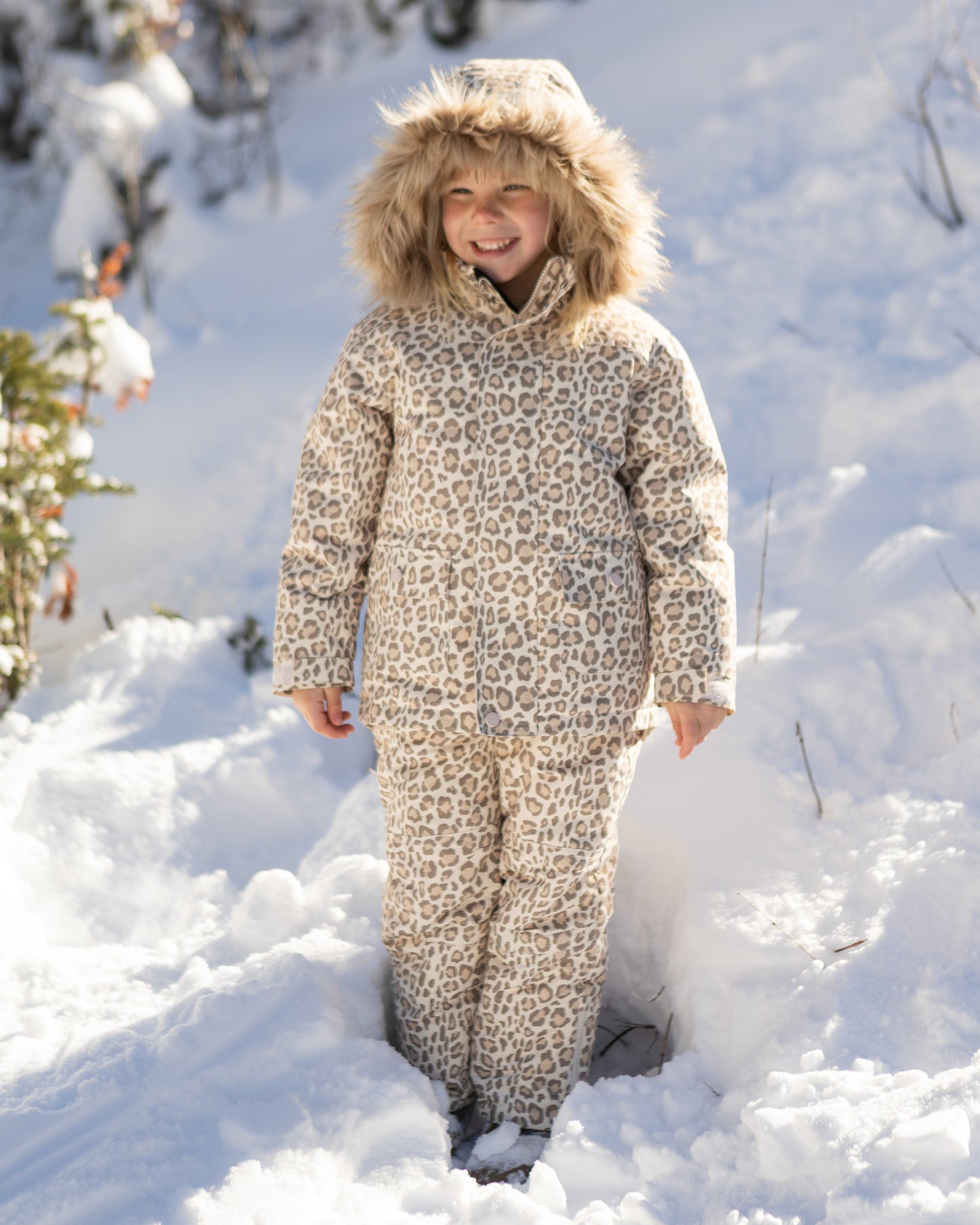 PARKA SKI JACKET || LEOPARD
