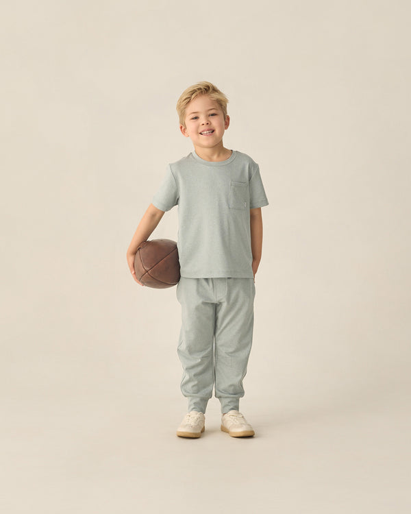 CENTURY TECH JOGGER || HEATHERED SEA GREEN