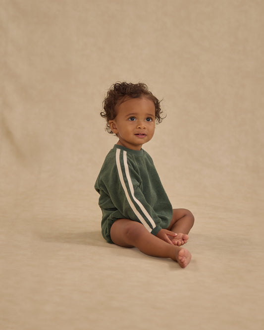 CREWNECK ROMPER || GREEN