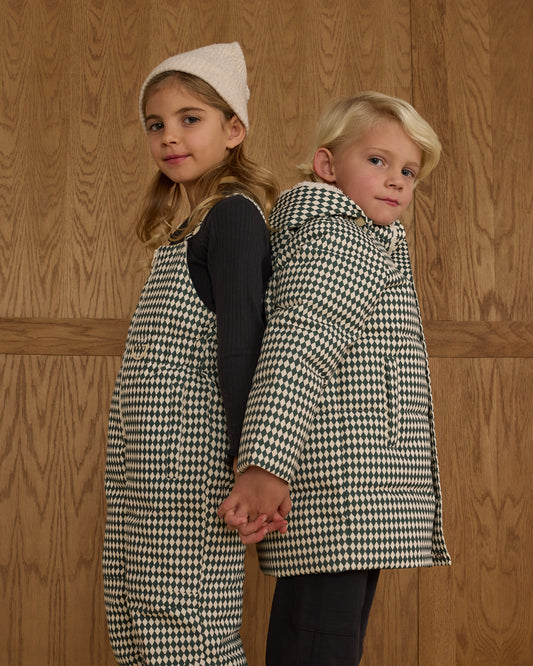 LONG DOWN PUFFER || GREEN DIAMOND