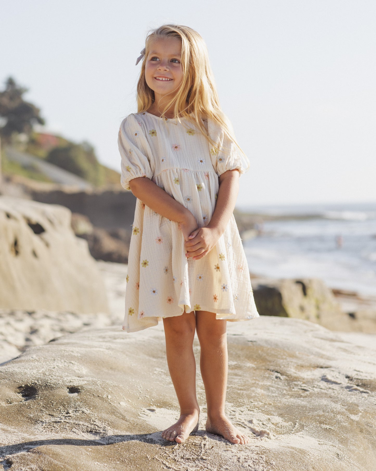 MARLEY DRESS || EMBROIDERED DAISIES