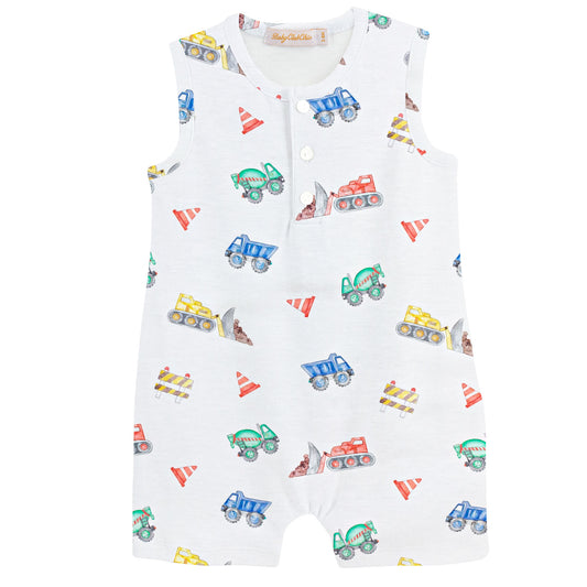 Printed Romper | Construction