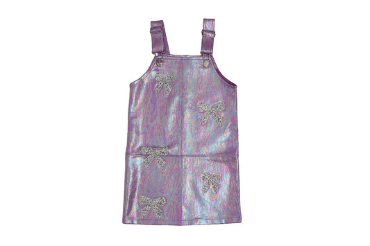 Bow Overalls | Purple