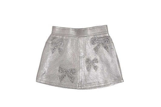 Bow Skort | Silver