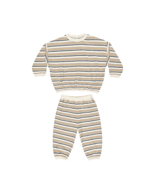 RELAXED SET | BLUE VINTAGE STRIPE