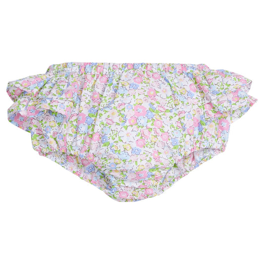 Tea Blouse + Ruffled Diaper Cover Set | Cheekwood Floral