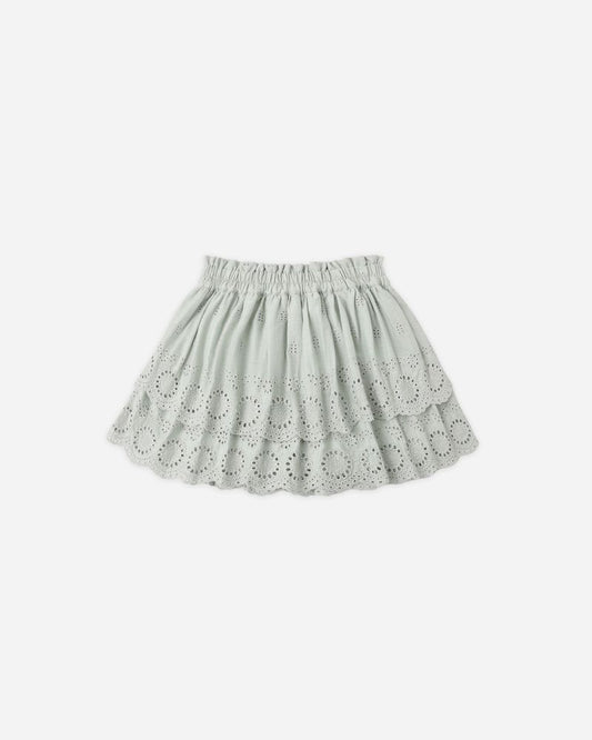 ROSE MINI SKIRT | SEAFOAM