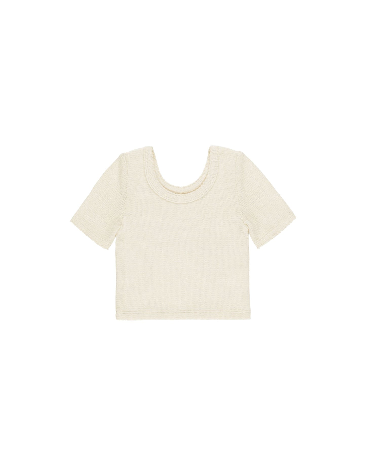 SCALLOP TEE | NATURAL