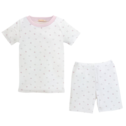 Shorts Kid Set | Little Pink Stars