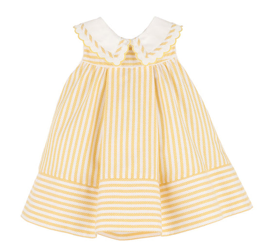 Coastal Classics Dress | Yellow Stripe