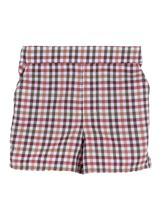 Cider Checks Boy Short Set