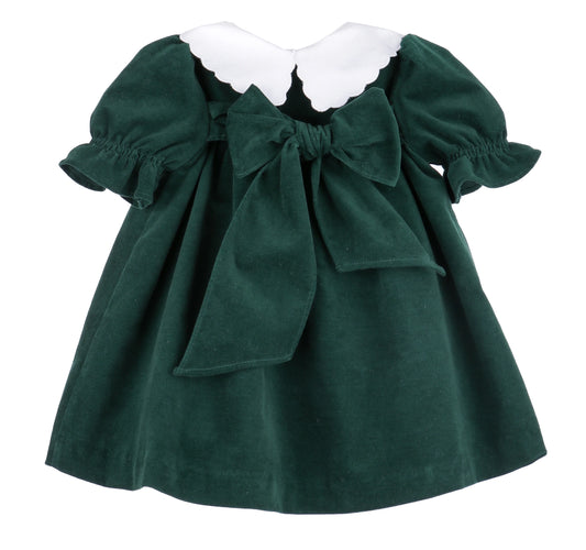 Holly Jolly Velvet Miller Dress | Green