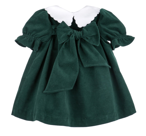 Holly Jolly Velvet Miller Dress | Green