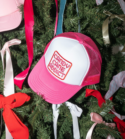 Candy Cane Addict Patch Hat