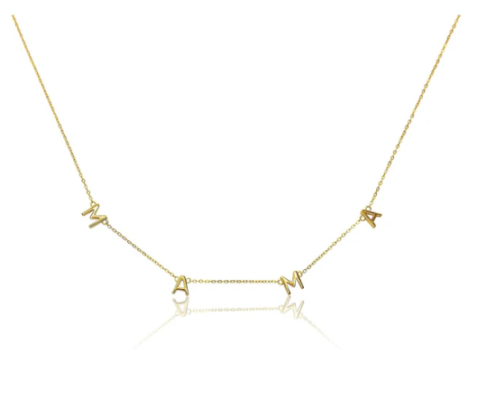 Dear Mama Gold Necklace