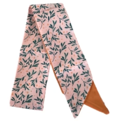 The Trendiest Scarf Charm Necklace | Pink Garden