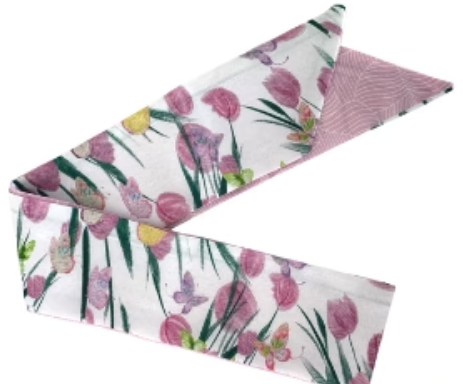 The Trendiest Scarf Charm Necklace | Flowers and Butterflies