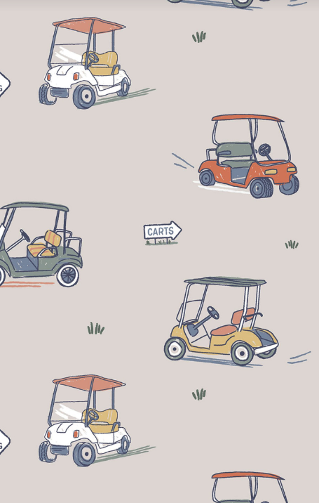 Zooming Golf Carts | LS Loungewear Set