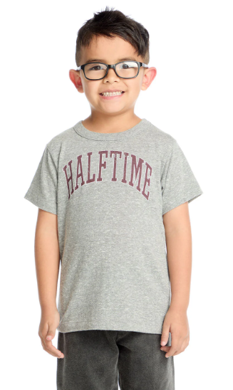 Halftime Tee | Streaky Grey