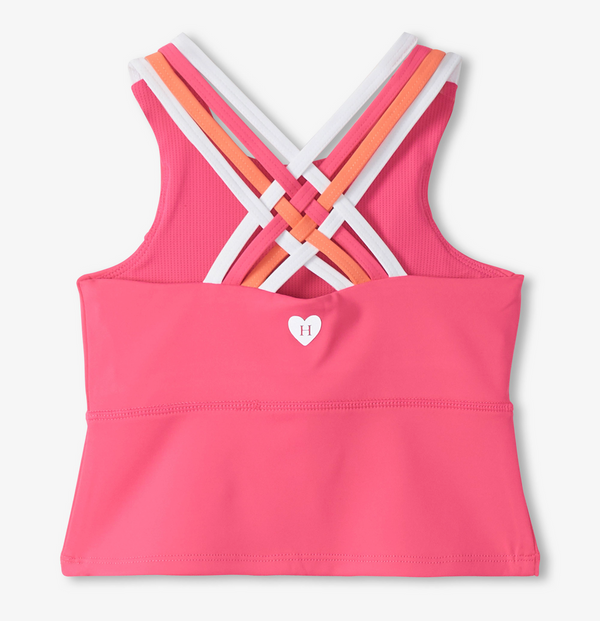Active Strappy Tank, Pink