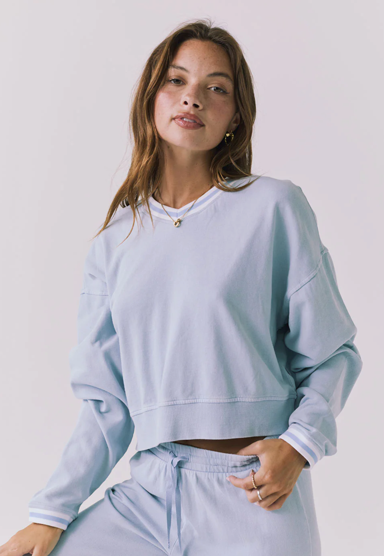 Campbell Pullover | Blue Bird