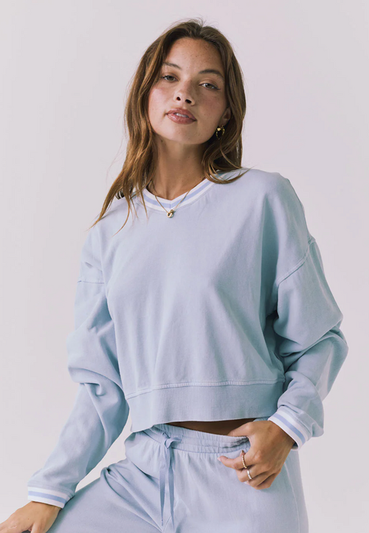 Campbell Pullover | Blue Bird