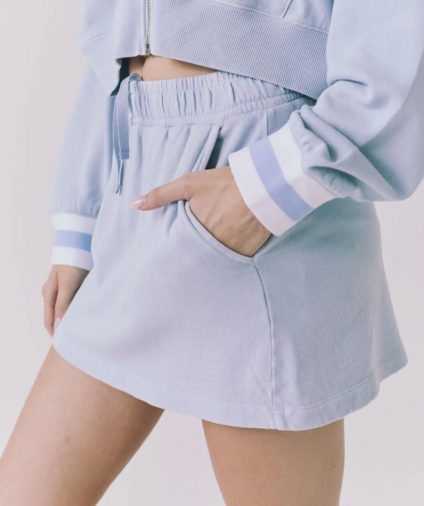 Soleil Mini Skirt | Blue Bird