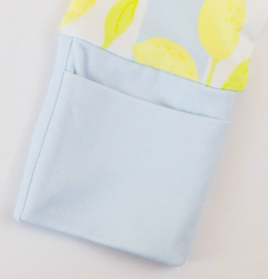 Zipper Romper | Blue Lemons