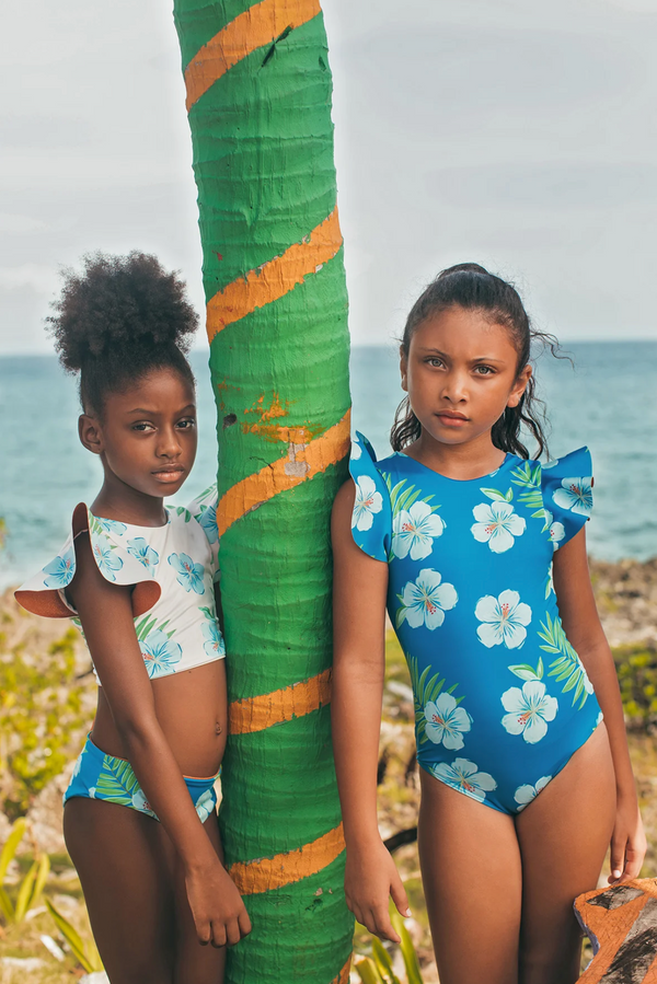 Dayana One Piece | Hibiscus Azul